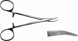 З-115 # Зажим кровоостанавливающий изогнутый, 125 мм.